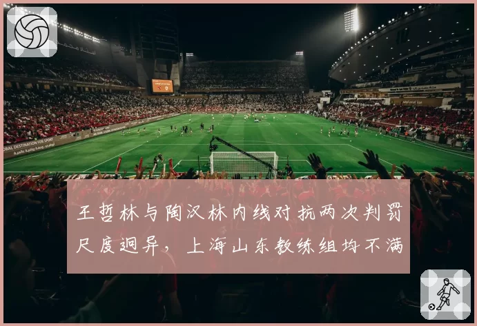 王哲林与陶汉林内线对抗两次判罚尺度迥异，上海山东教练组均不满